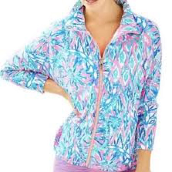 EUC Lilly Pulitzer DeeDee Zip Up Size XS - Picture 1 of 2